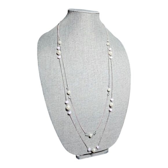 Lunar Elegance Layered Necklace (NWOT) - Picture 5 of 9